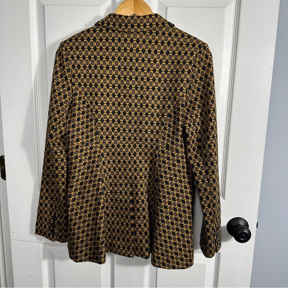 CAbi Kensington Proper Standout Jacket, knit blazer, size small, geometric - Picture 9 of 12